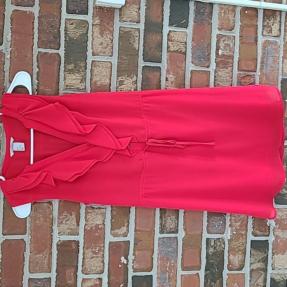 H&M Sleeveless Ruffle Top Dress, Size 6